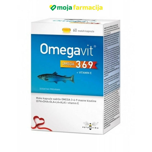 Slika proizvoda APIPHARMA Omegavit 3-6-9 iz online apoteke Moja Farmacija - BIH