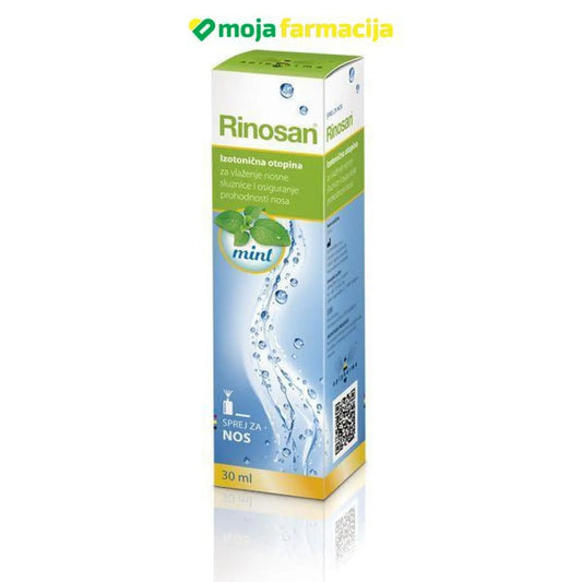 Slika proizvoda APIPHARMA Rinosan mint sprej za nos iz online apoteke Moja Farmacija - BIH