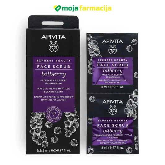 APIVITA Maska peeling za lice borovnica - Moja Farmacija - BIH