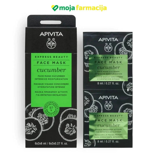 Slika proizvoda APIVITA Maska za lice krastavac iz online apoteke Moja Farmacija - BIH