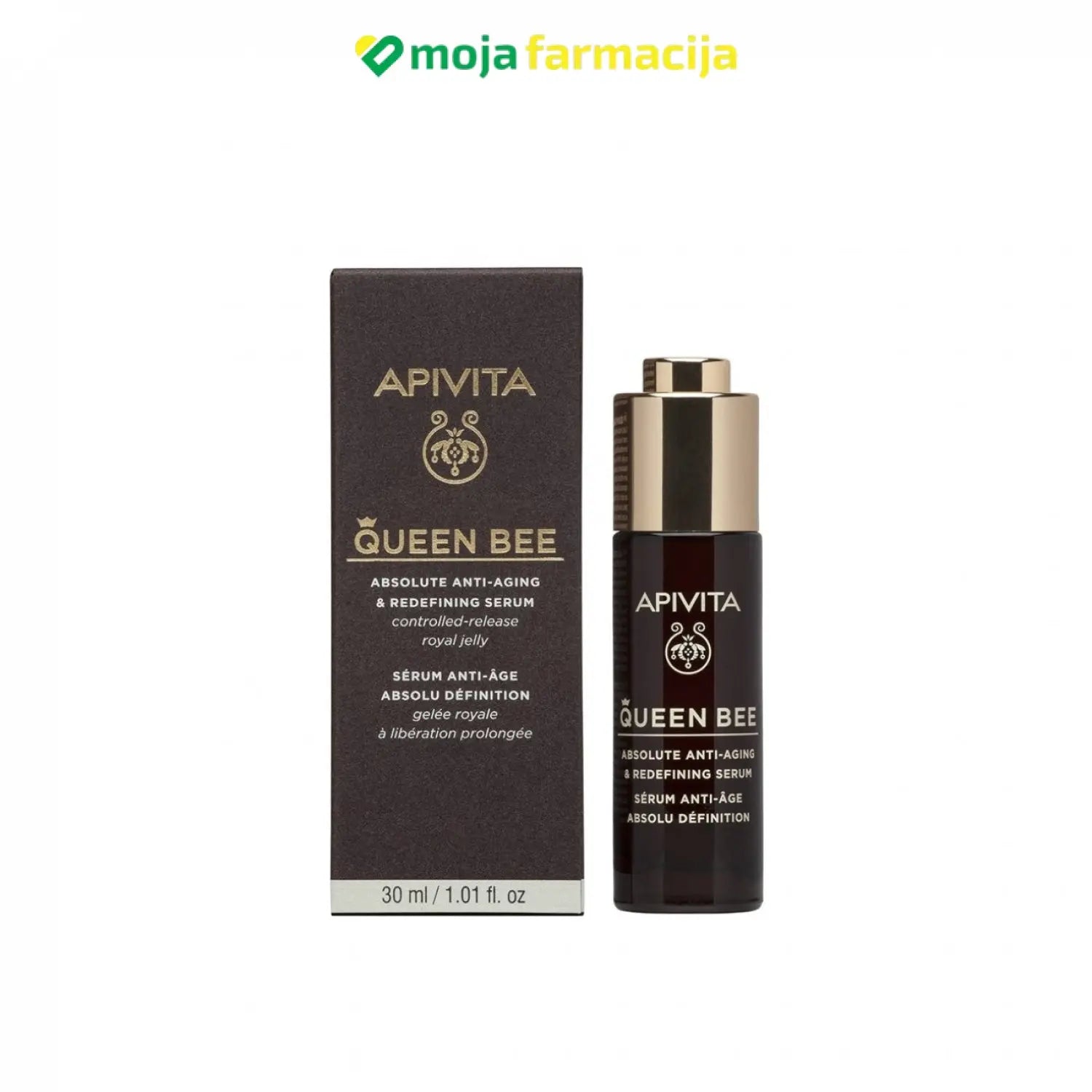 Slika proizvoda APIVITA Queen Bee anti-age serum iz online apoteke Moja Farmacija - BIH