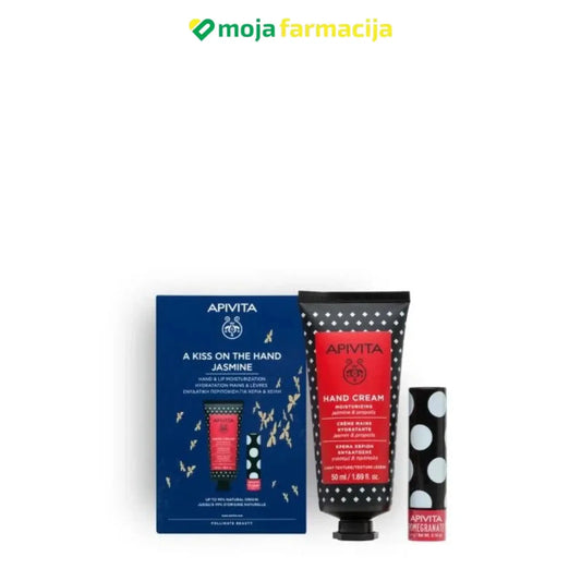 Slika proizvoda APIVITA Set hand ( krema za ruke jasmin + lip nar ) iz online apoteke Moja Farmacija - BIH