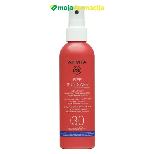 APIVITA Sun lice i tijelo sprej SPF30 - Moja Farmacija - BIH