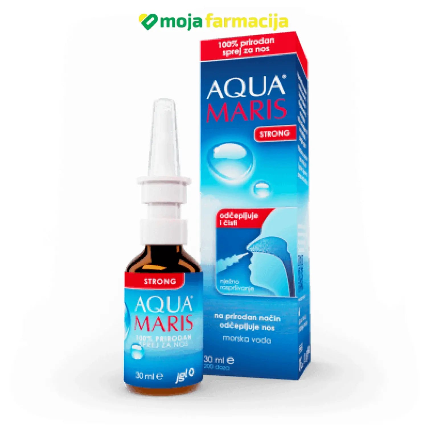 Slika proizvoda AQUA MARIS strong sprej za nos iz online apoteke Moja Farmacija - BIH