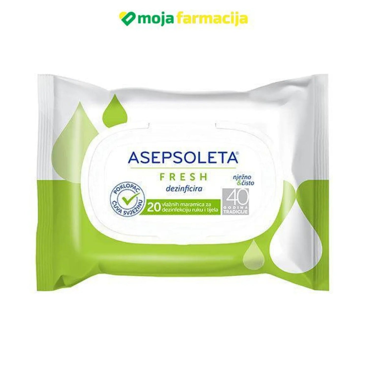 Slika proizvoda Asepsoleta fresh iz online apoteke Moja Farmacija - BIH