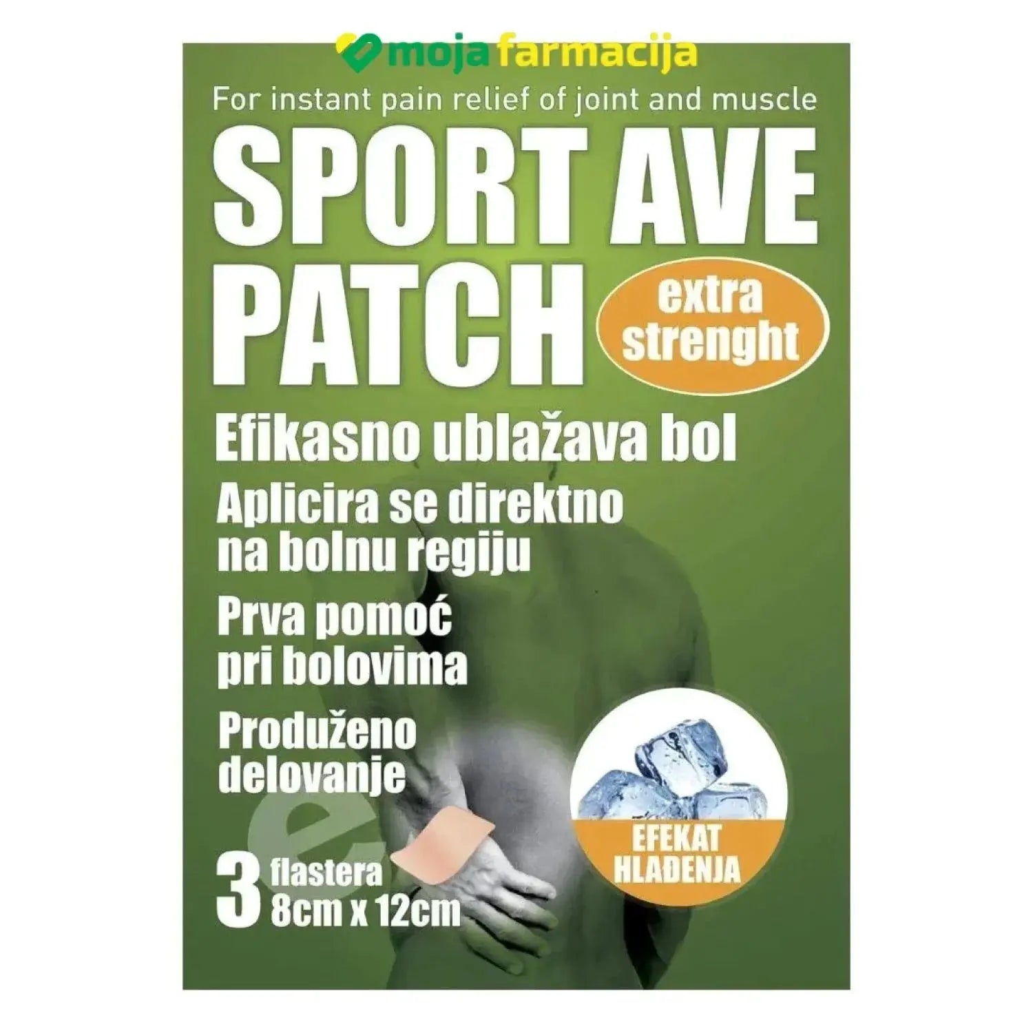 Slika proizvoda Ave patch sport flaster za bolove iz online apoteke Moja Farmacija - BIH