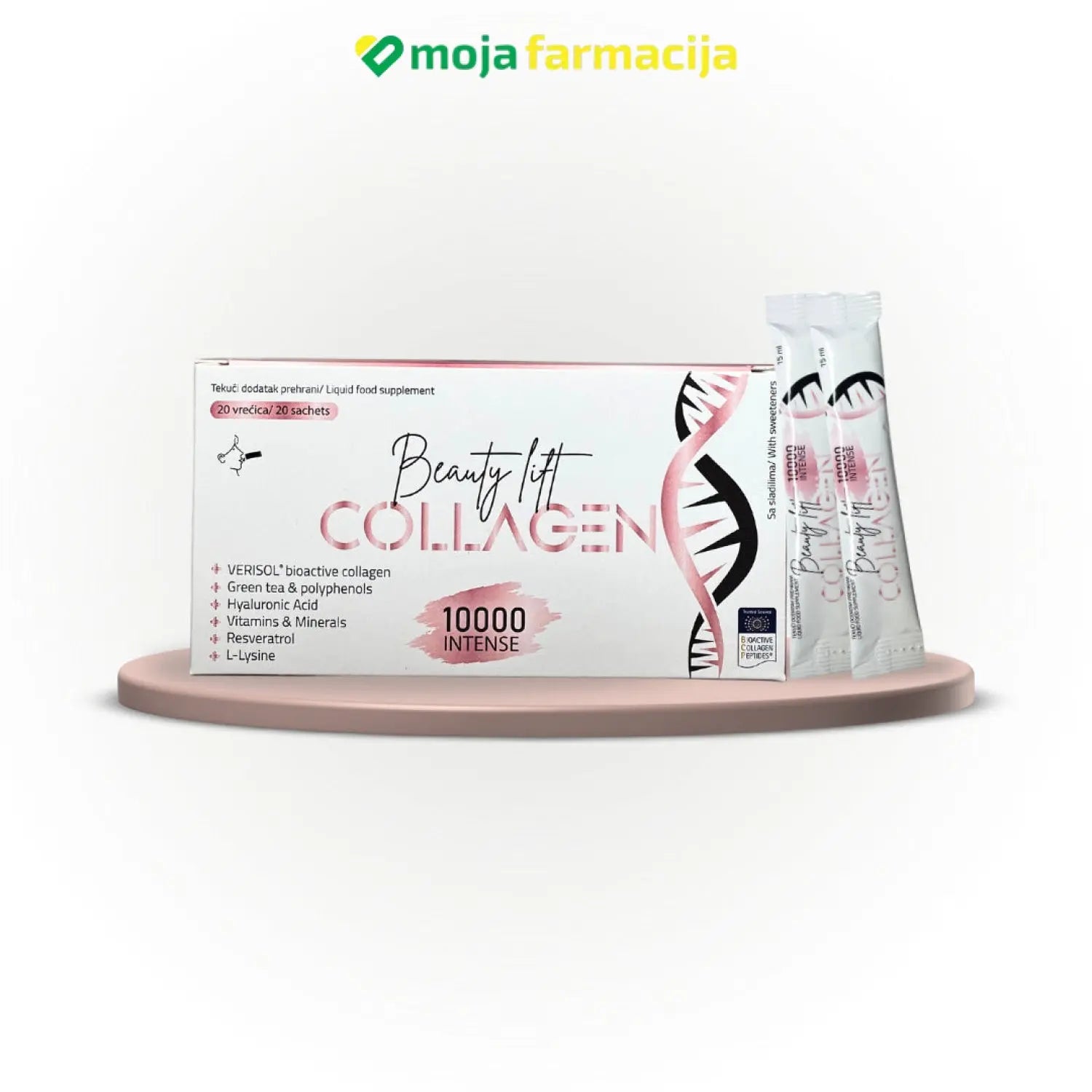 Slika proizvoda Beauty Lift Collagen lntense 10000 iz online apoteke Moja Farmacija - BIH