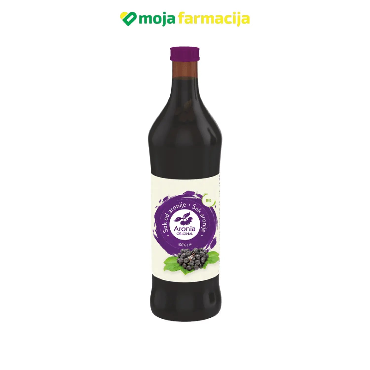 Slika proizvoda Bio Aronia original 100% 0,7L iz online apoteke Moja Farmacija - BIH