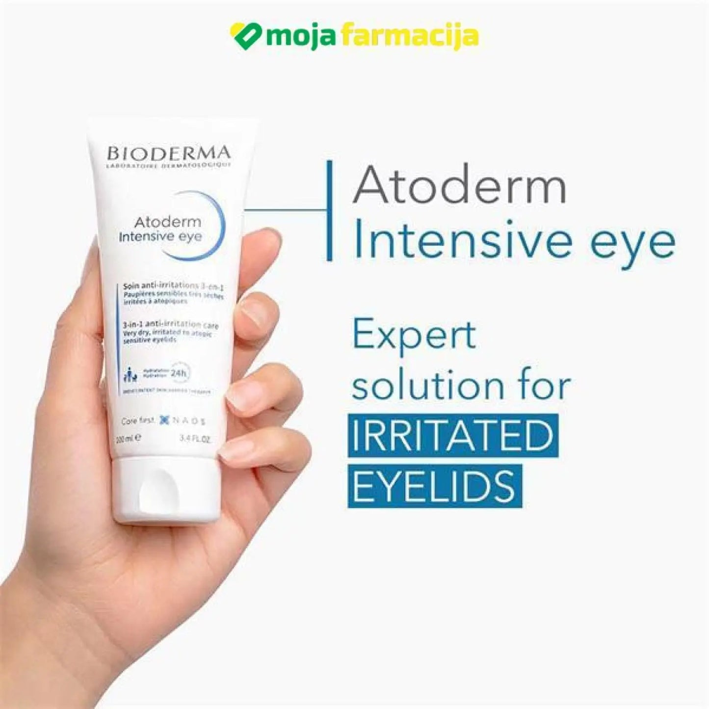 Slika proizvoda BIODERMA Atoderm intensive eye iz online apoteke Moja Farmacija - BIH