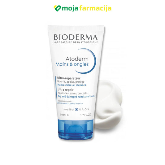 BIODERMA Atoderm krema za ruke i nokte 50ml - Moja Farmacija - BIH