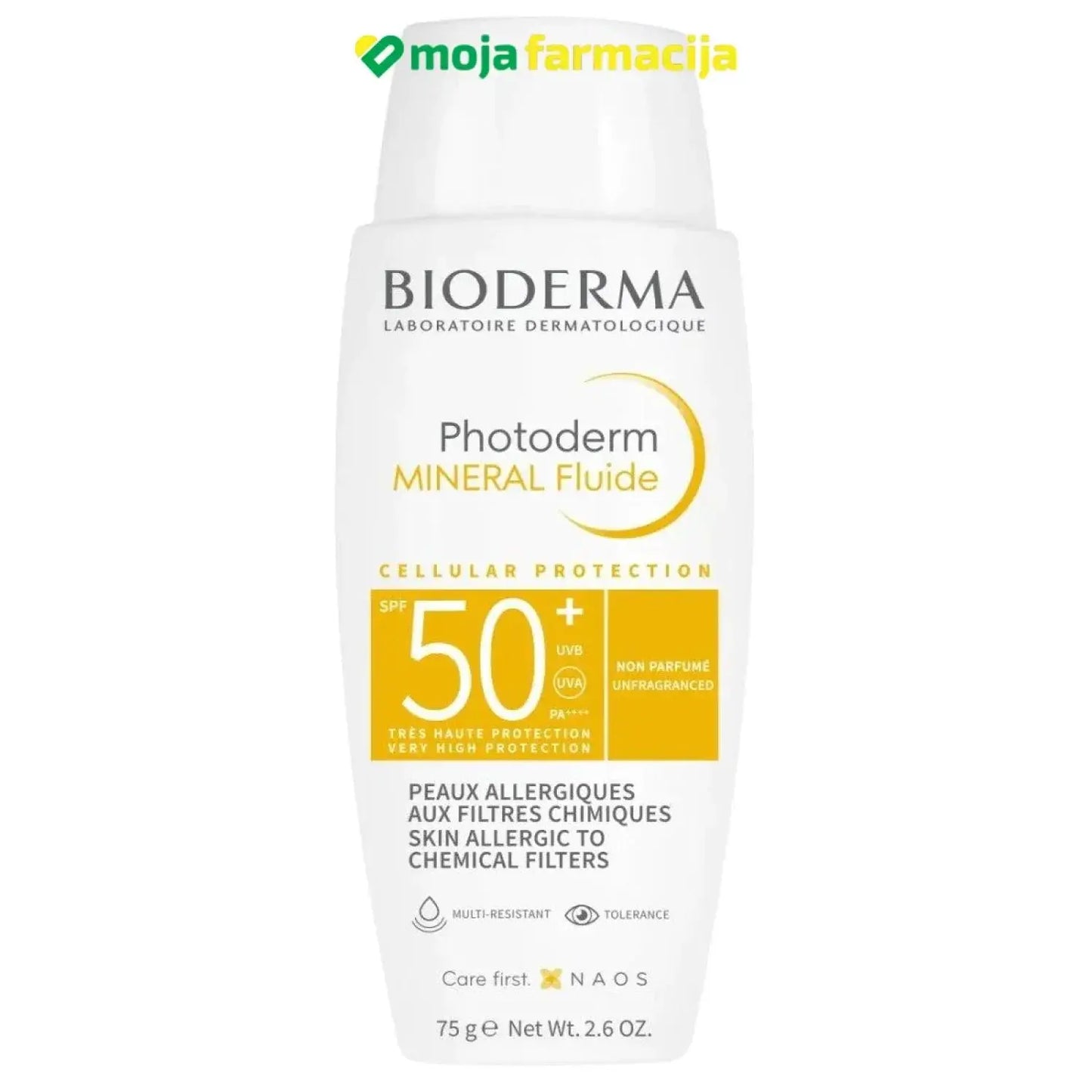 Slika proizvoda BIODERMA Photoderm Mineral fluid SPF50 iz online apoteke Moja Farmacija - BIH