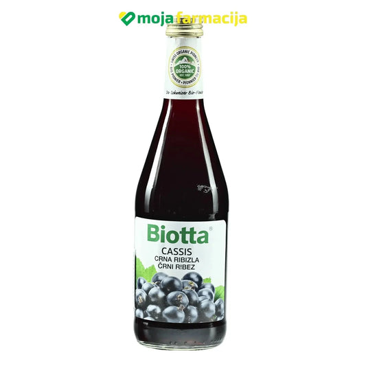 Slika proizvoda BIOTTA Sok crna ribizla iz online apoteke Moja Farmacija - BIH