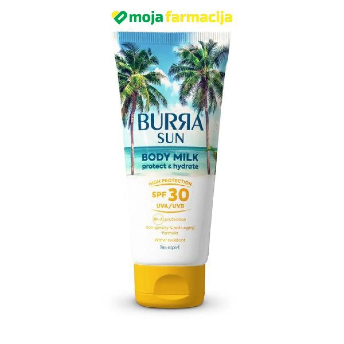 Slika proizvoda BURЯA Sun body milk SPF30 iz online apoteke Moja Farmacija - BIH