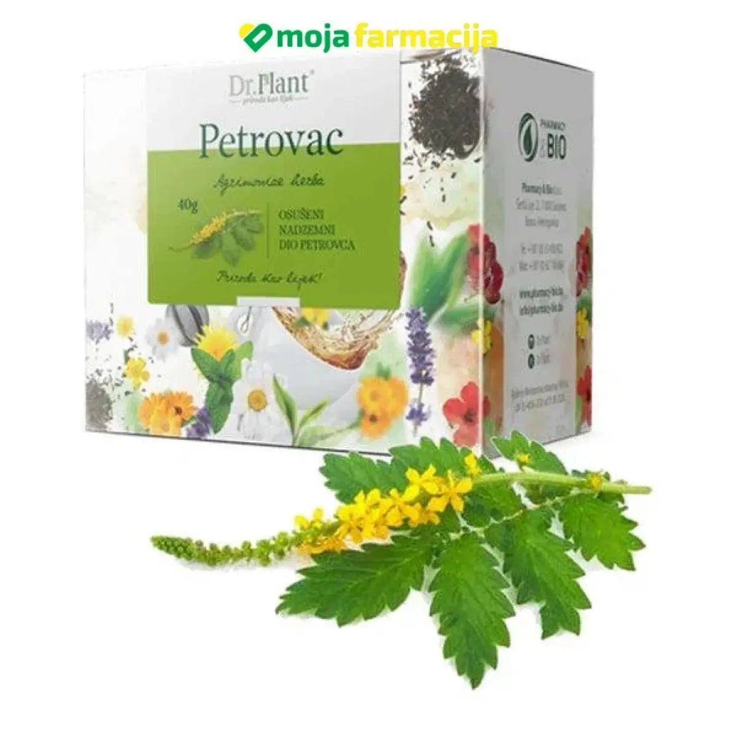 Slika proizvoda Dr.PLANT Čaj petrovac (Agrimoniae herba) iz online apoteke Moja Farmacija - BIH