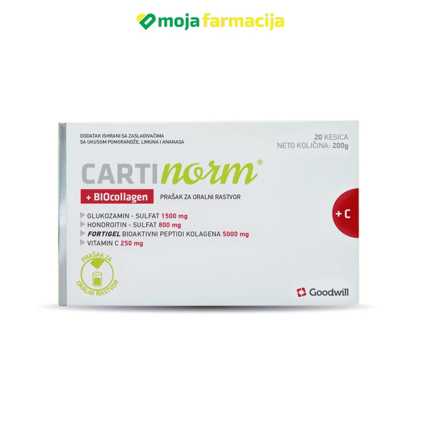 Slika proizvoda Cartinorm+Biocollagen kesice iz online apoteke Moja Farmacija - BIH