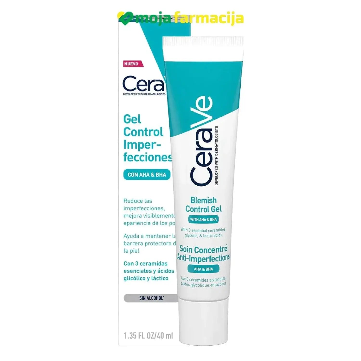 Slika proizvoda CeraVe Blemish Control AHA BHA gel iz online apoteke Moja Farmacija - BIH