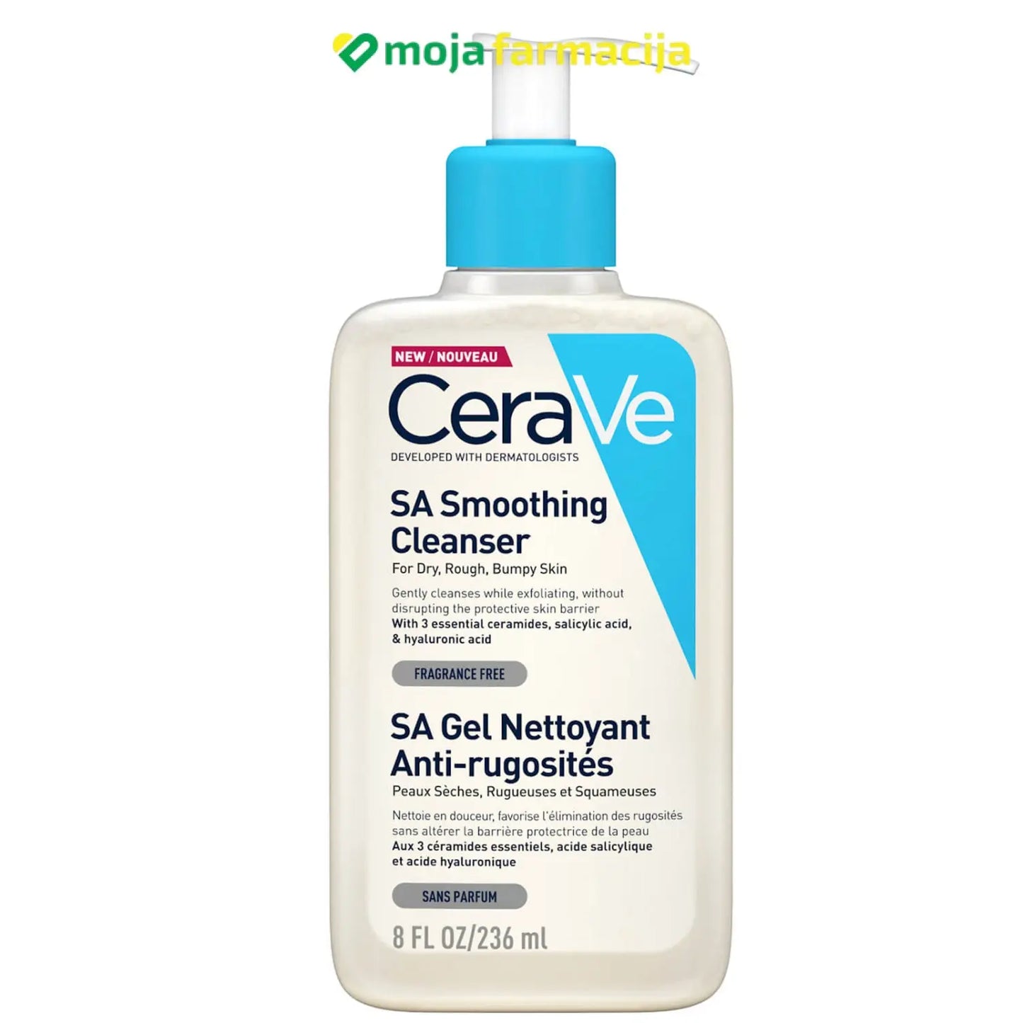 Slika proizvoda CeraVe SA gel za čišćenje suhe i grube kože iz online apoteke Moja Farmacija - BIH