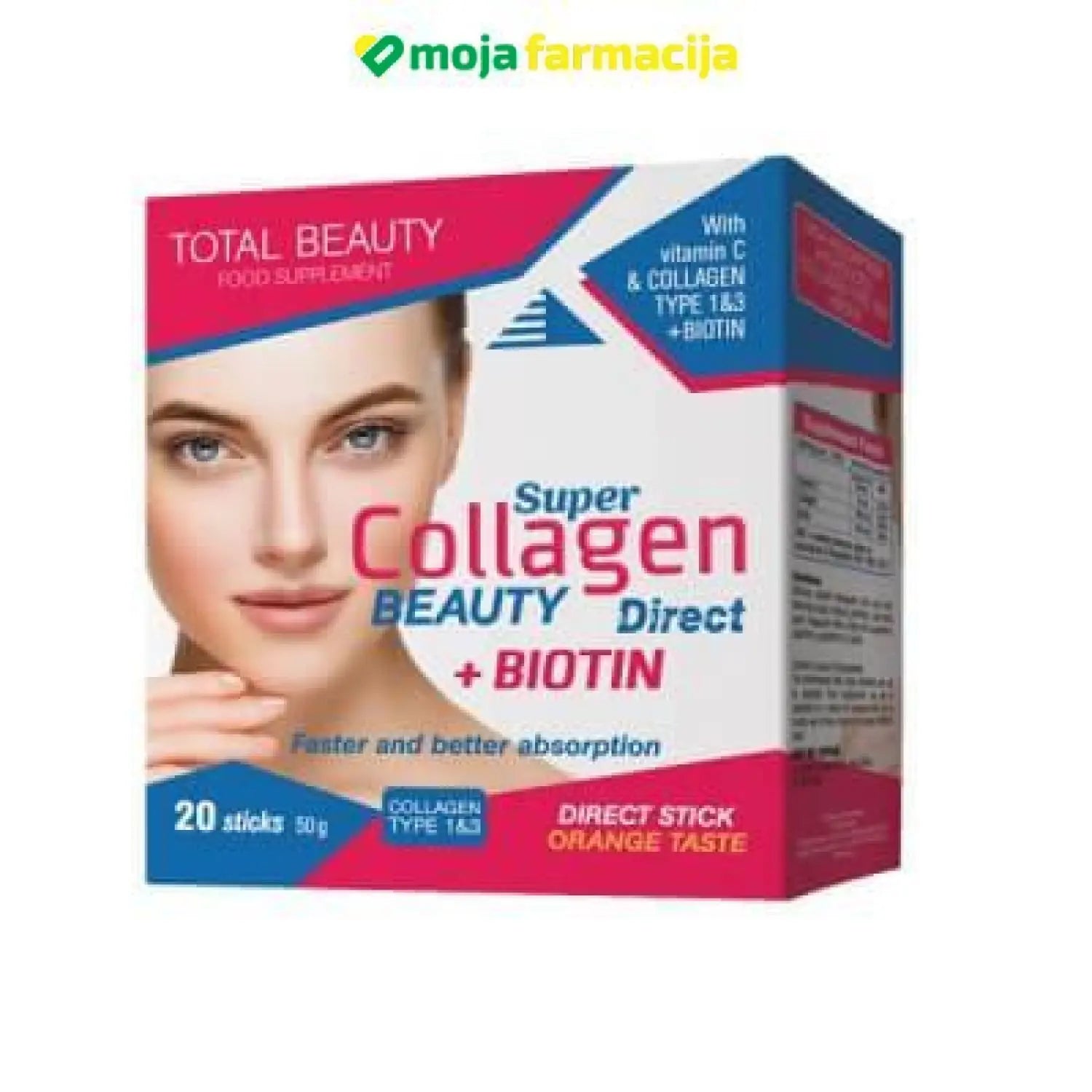 Slika proizvoda Collagen super beauty direkt kesice iz online apoteke Moja Farmacija - BIH