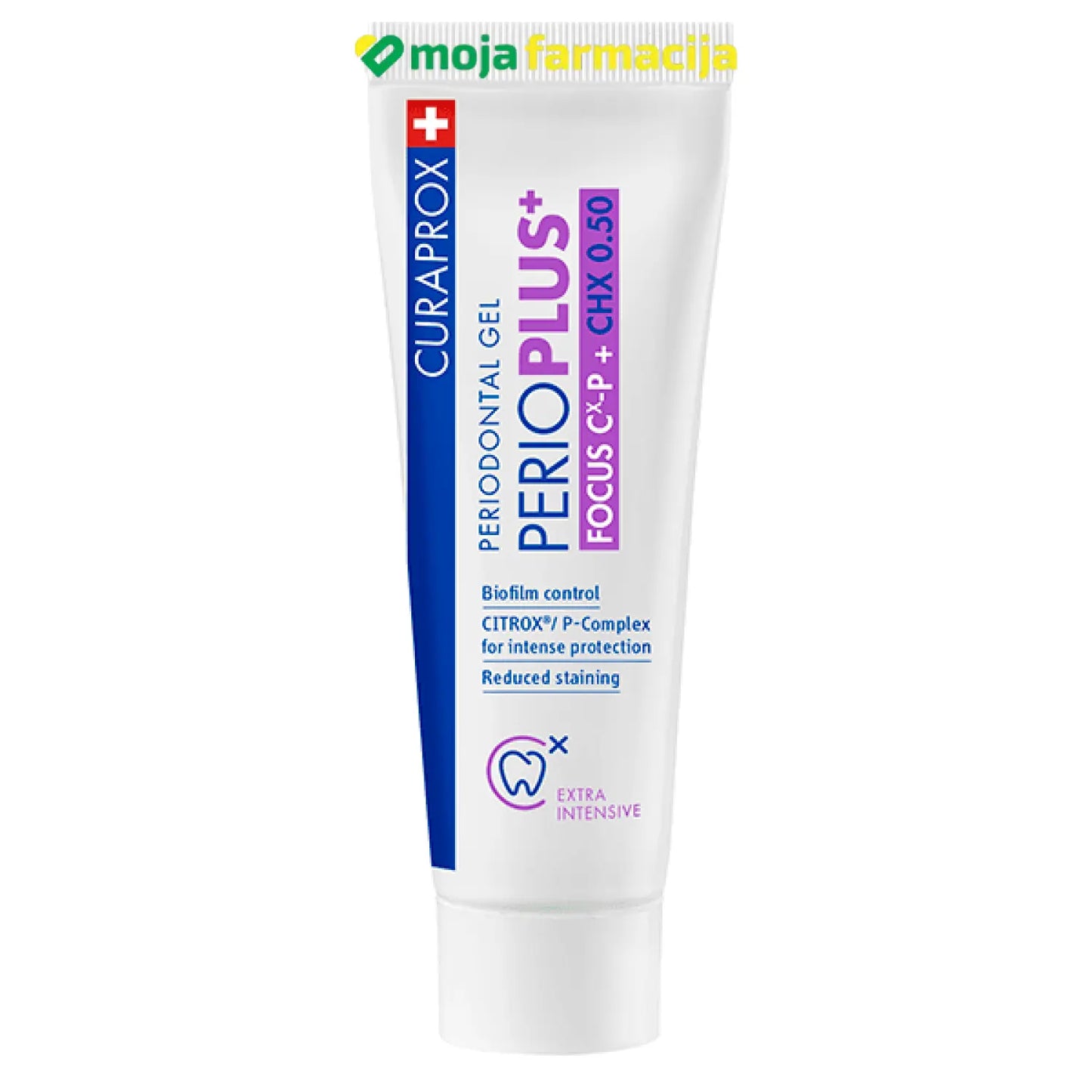 Slika proizvoda CURAPROX PERIOPLUS FOCUS GEL CHX 0,5% 10ml iz online apoteke Moja Farmacija - BIH