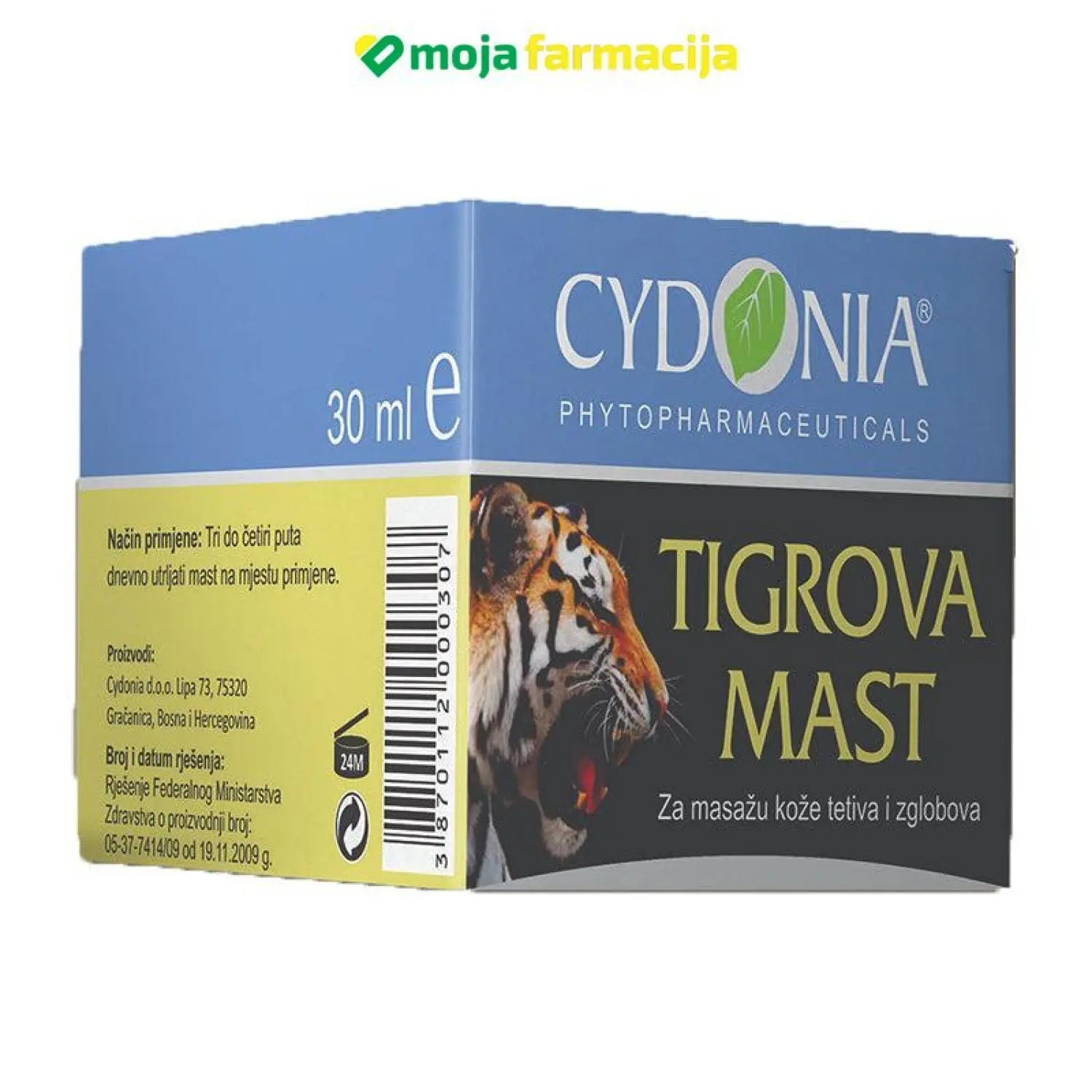 Slika proizvoda CYDONIA Tigrova mast iz online apoteke Moja Farmacija - BIH