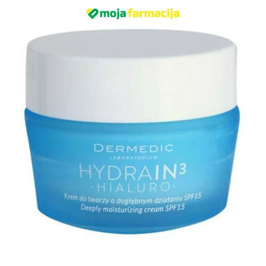 DERMEDIC Hydrain3 krema za dubinsku hidrataciju SPF 15 - Moja Farmacija - BIH