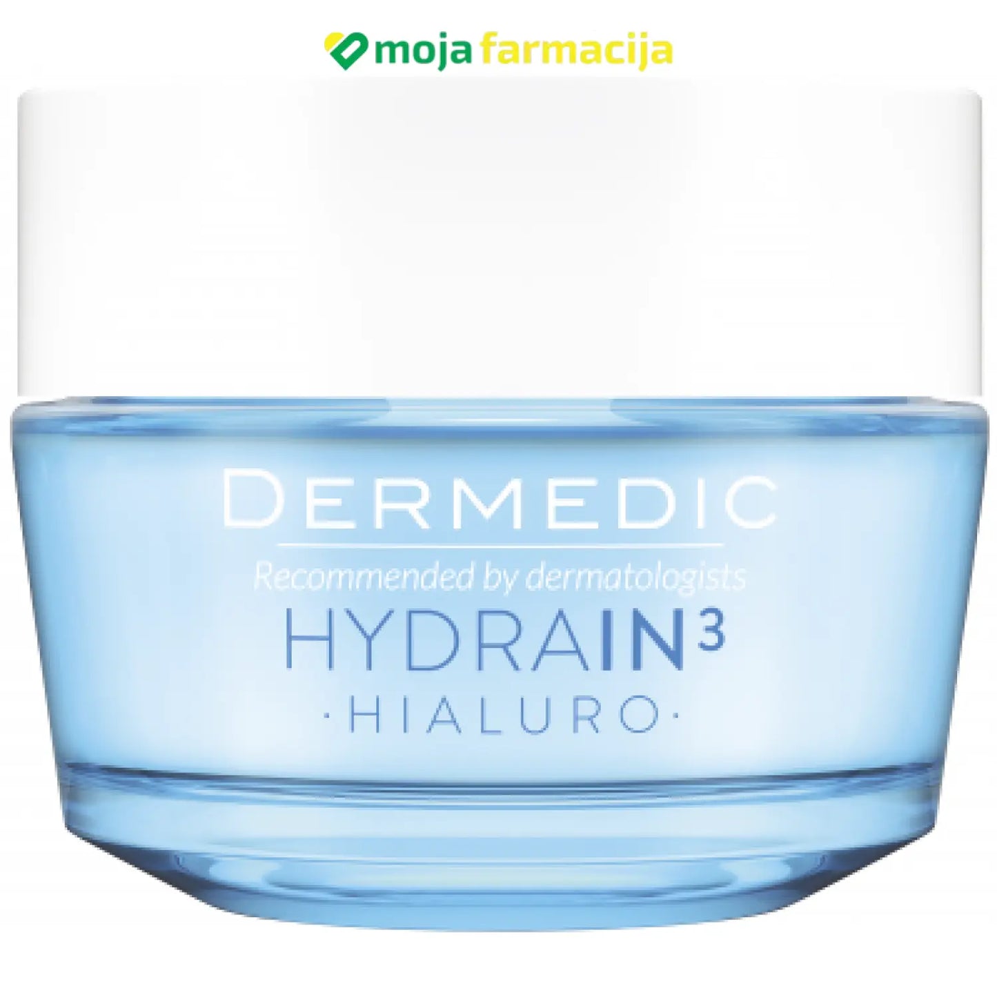 Slika proizvoda DERMEDIC Hydrain3 Ultra hidratantni kremasti gel za lice 50ml iz online apoteke Moja Farmacija - BIH