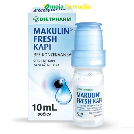 MAKULIN FRESH KAPI ZA OČI 10ml - Moja Farmacija - BIH