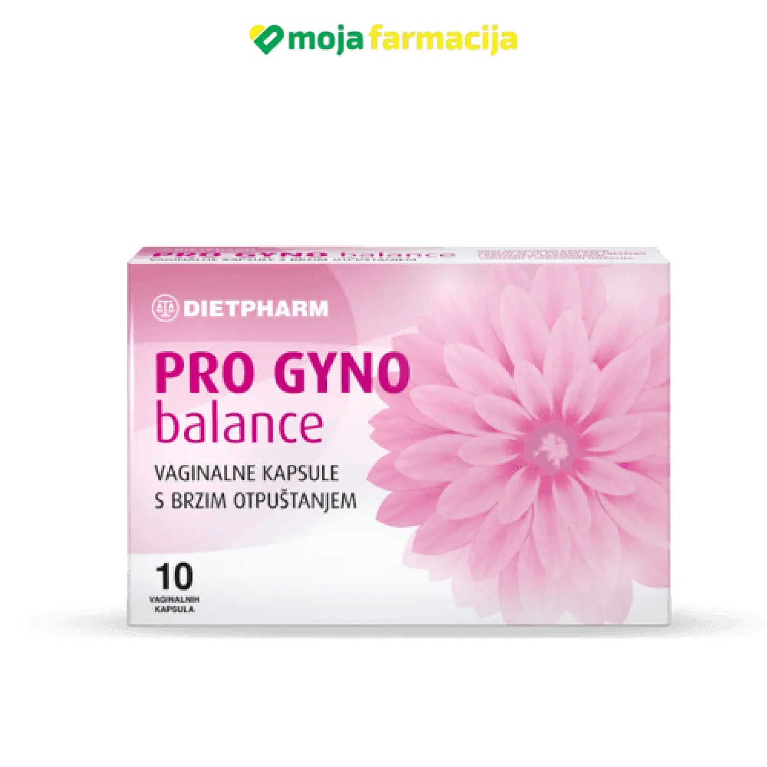 Slika proizvoda DIETPHARM Pro gyno balance kapsule iz online apoteke Moja Farmacija - BIH