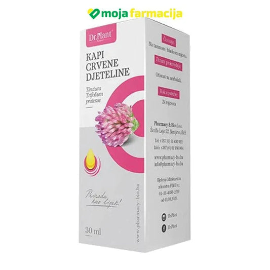 Kapi crvene djeteline 30ml P&B - Moja Farmacija - BIH