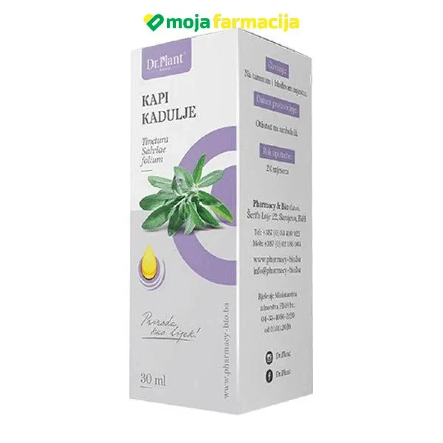 Slika proizvoda Dr.PLANT Kapi kadulje iz online apoteke Moja Farmacija - BIH