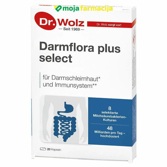DR.Wolz Darmflora plus select 20 kapsula - Moja Farmacija - BIH