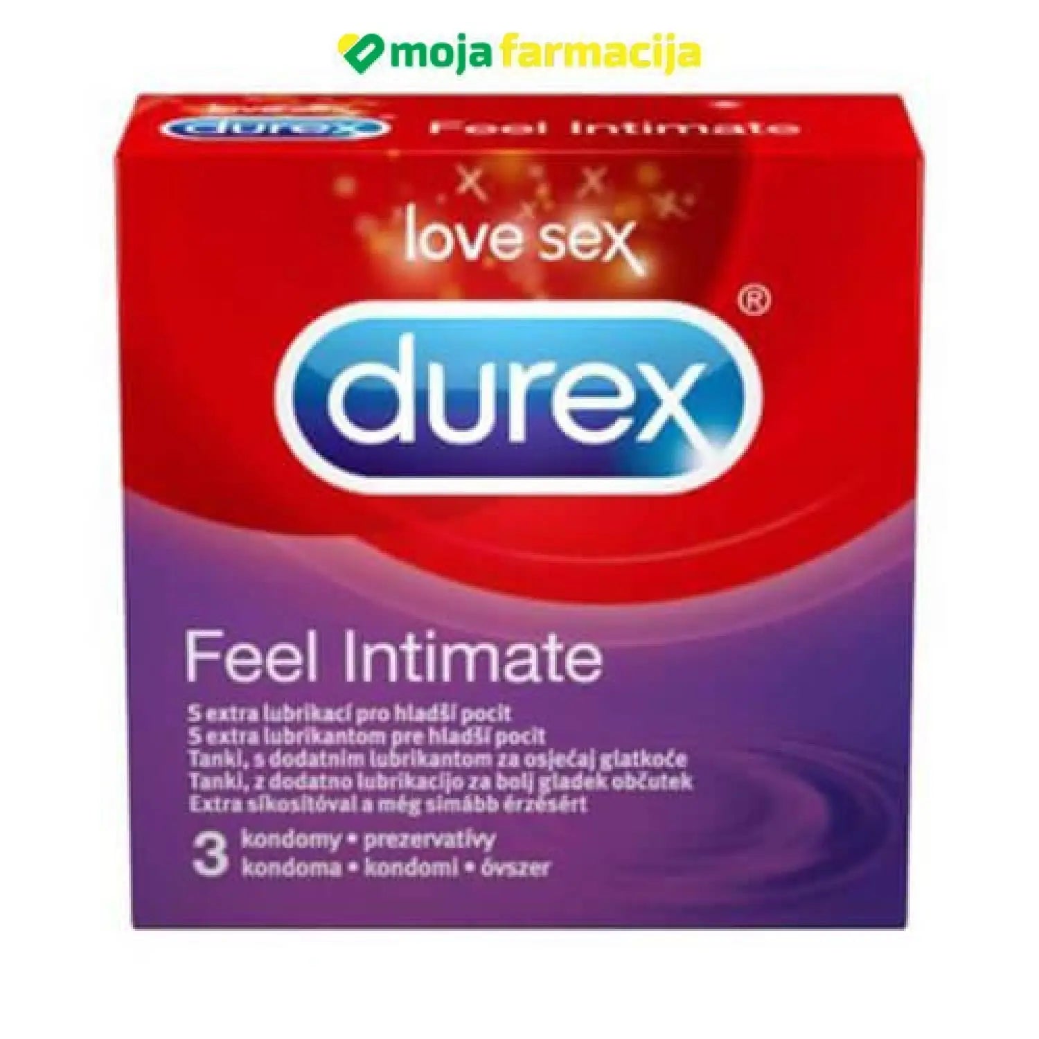 Slika proizvoda DUREX Feel intimate 3komada iz online apoteke Moja Farmacija - BIH