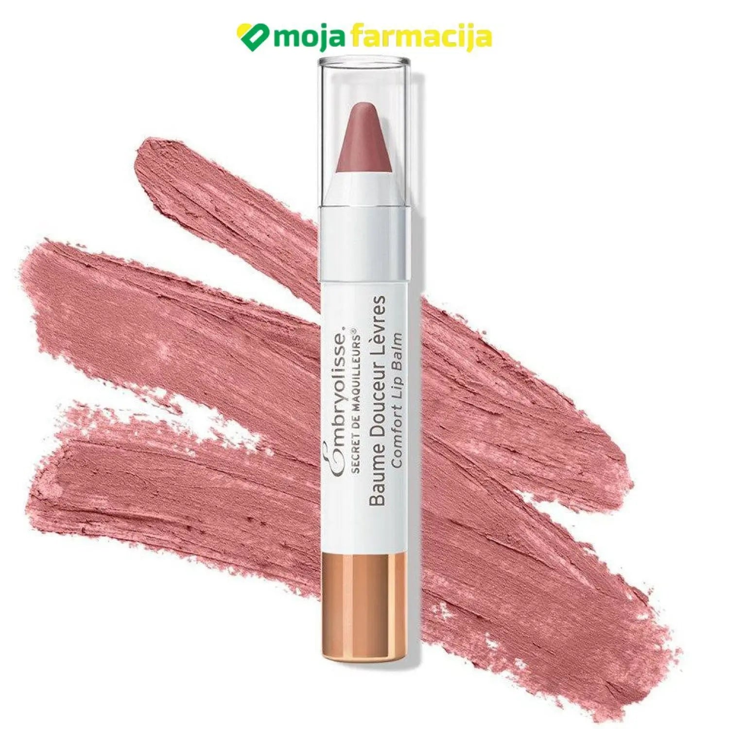 Slika proizvoda EMBRYOLISSE Comfort lip balm Pink Nude iz online apoteke Moja Farmacija - BIH