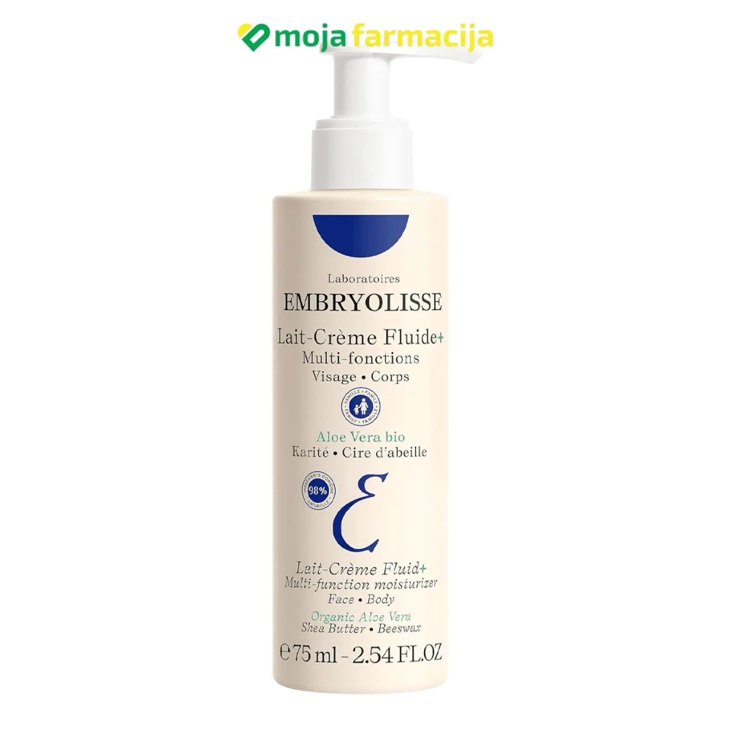 Slika proizvoda EMBRYOLISSE Lait creme fluid+ 75ml iz online apoteke Moja Farmacija - BIH