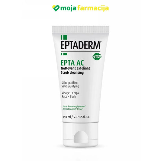 EPTADERM  Epta AC piling za čišćenje masne kože sklone aknama - Moja Farmacija - BIH