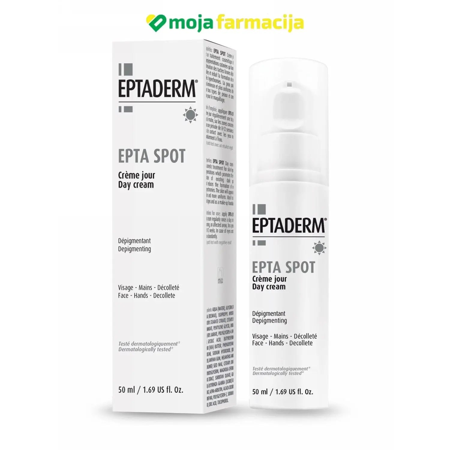 Slika proizvoda EPTADERM Epta spot dnevna krema 50ml iz online apoteke Moja Farmacija - BIH