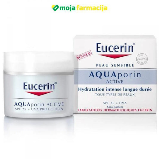 Eucerin AQUAPORIN ACTIVE Krema za lice s faktorom SPF25 50ml - Moja Farmacija - BIH