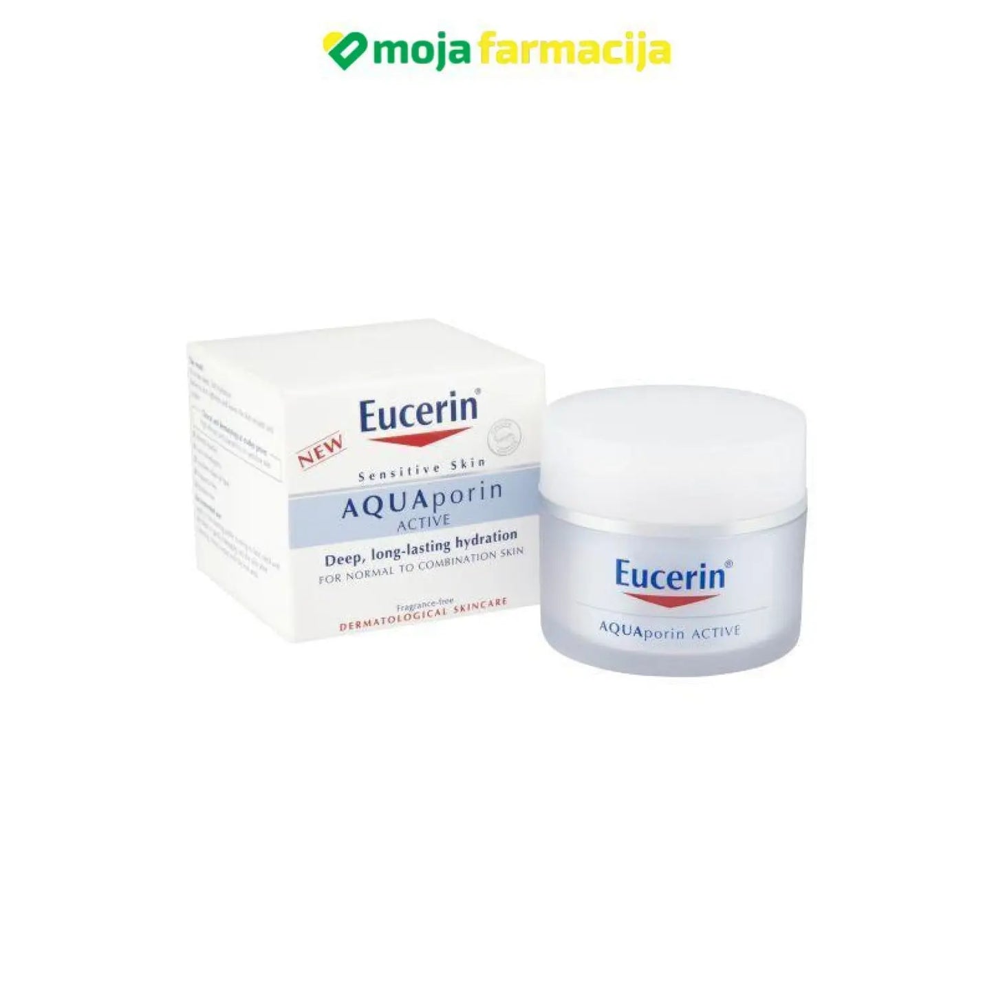 Slika proizvoda Eucerin AQUAPORIN ACTIVE Krema za mješovitu kožu lica 50ml iz online apoteke Moja Farmacija - BIH