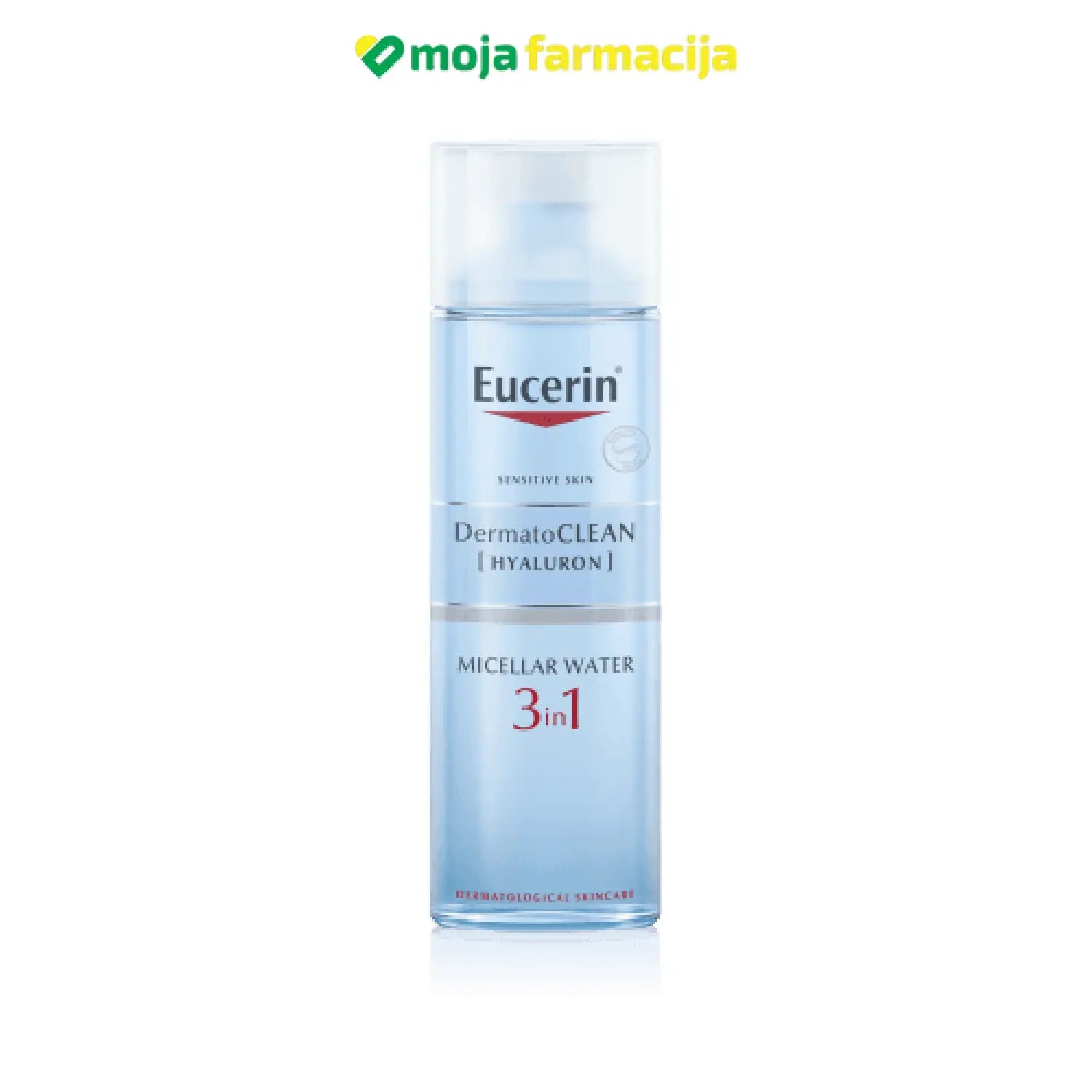 Slika proizvoda Eucerin DERMATOCLEAN 3u1 micelarna otopina za čišćenje 200ml iz online apoteke Moja Farmacija - BIH