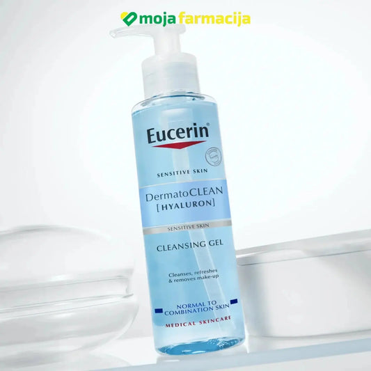 Slika proizvoda Eucerin DERMATOCLEAN gel za čišćenje lica 200ml iz online apoteke Moja Farmacija - BIH