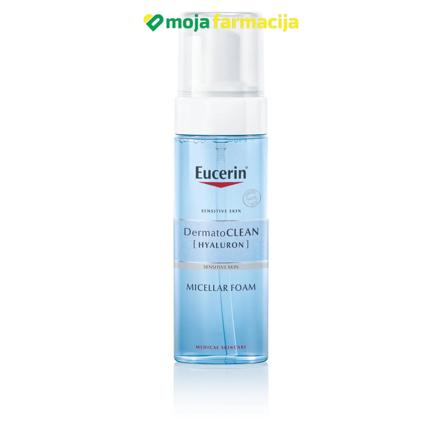 Slika proizvoda Eucerin DERMATOCLEAN micelarna pjena 150ml iz online apoteke Moja Farmacija - BIH