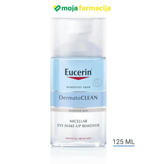 Slika proizvoda Eucerin DERMATOCLEAN odstranjivač šminke na očimma 125ml iz online apoteke Moja Farmacija - BIH