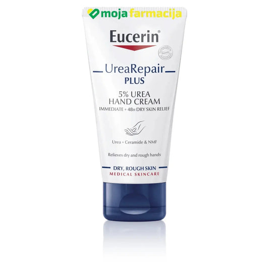 Slika proizvoda Eucerin UREA REPAIR PLUS Krema za ruke s 5% ureje 75ml iz online apoteke Moja Farmacija - BIH