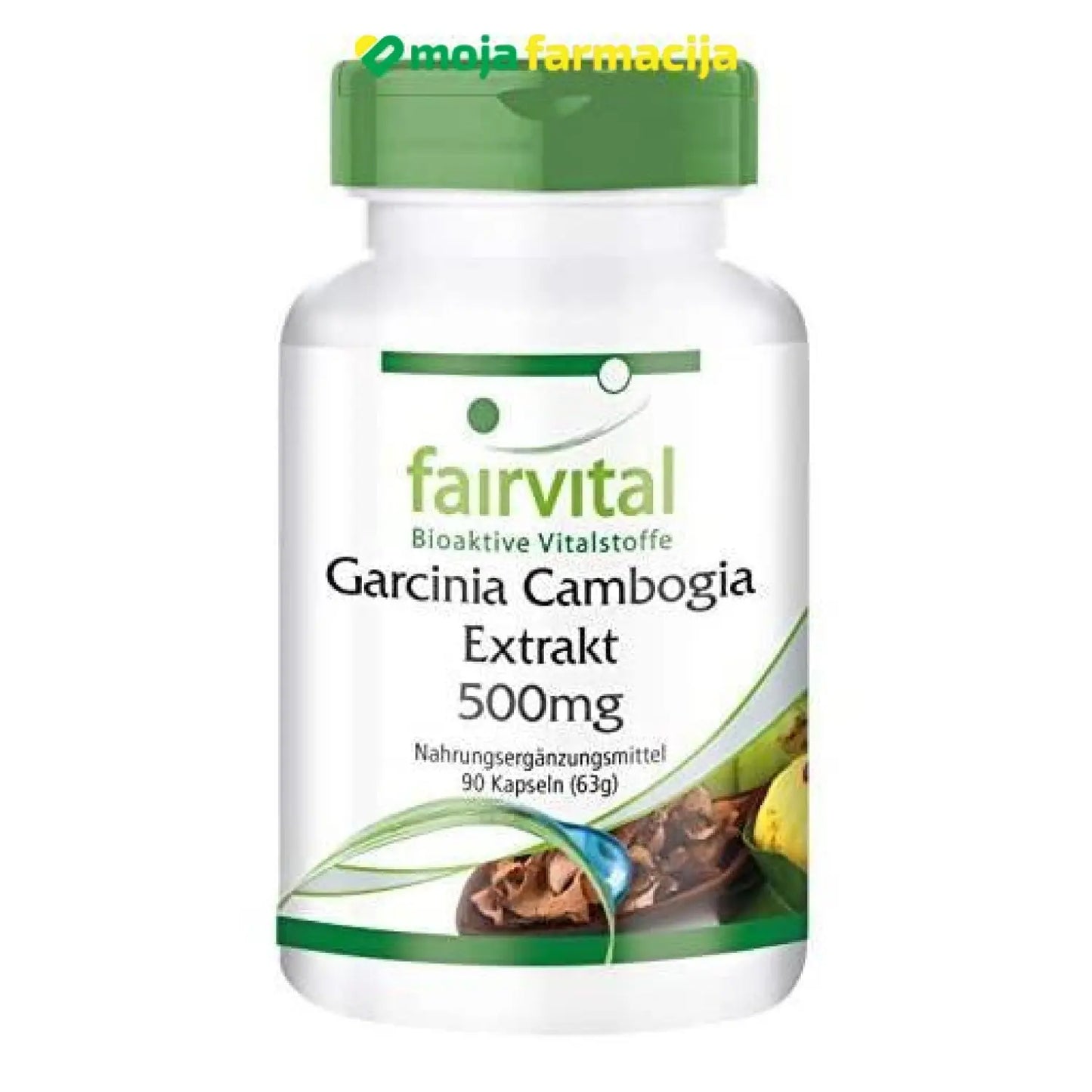 Slika proizvoda FAIRVITAL Garnicia Cambogia 500mg iz online apoteke Moja Farmacija - BIH