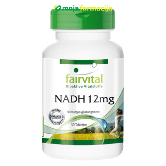 Slika proizvoda FAIRVITAL NADH 12mg iz online apoteke Moja Farmacija - BIH