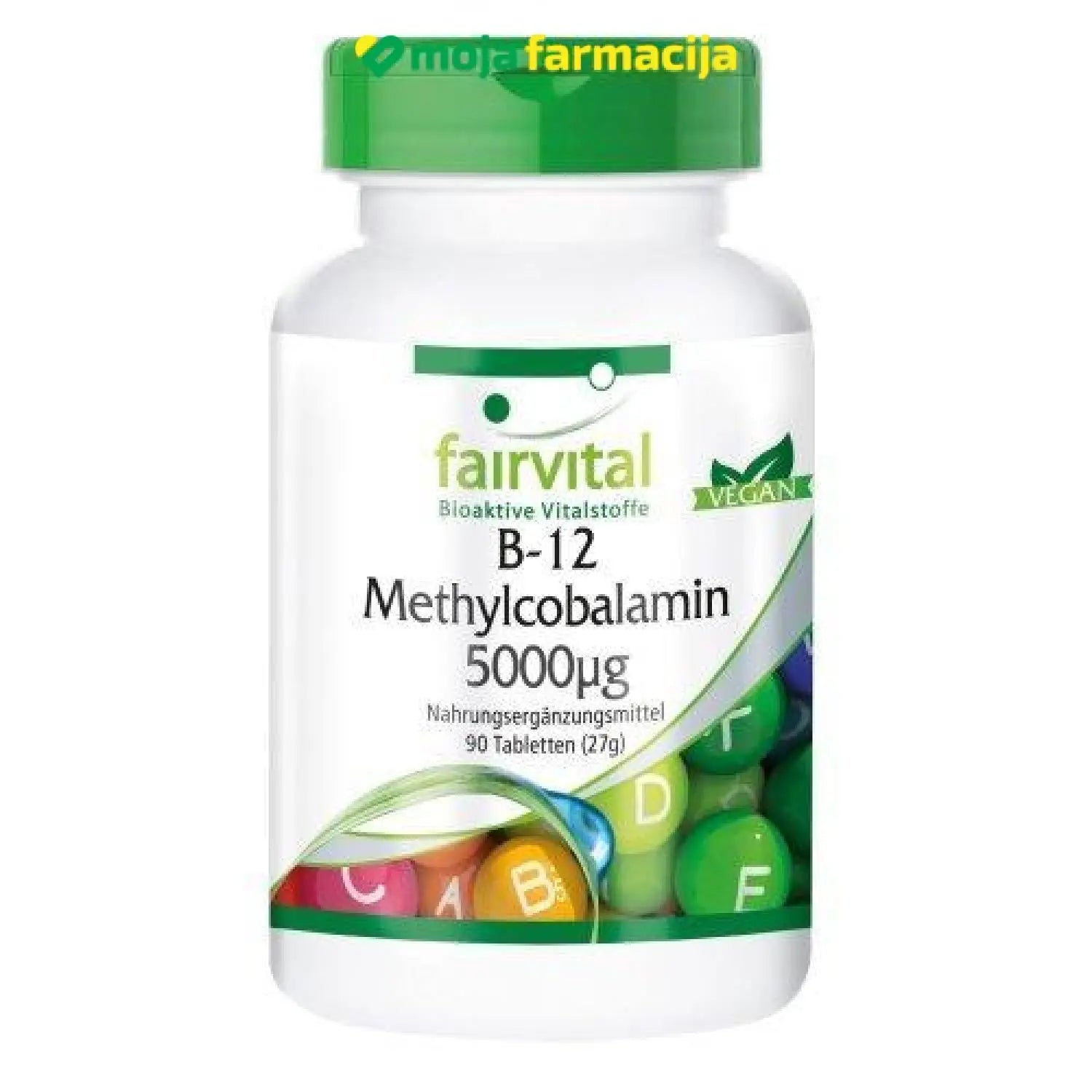 Slika proizvoda FARIVITAL B12 - Metilkobalamin 2500mcg iz online apoteke Moja Farmacija - BIH