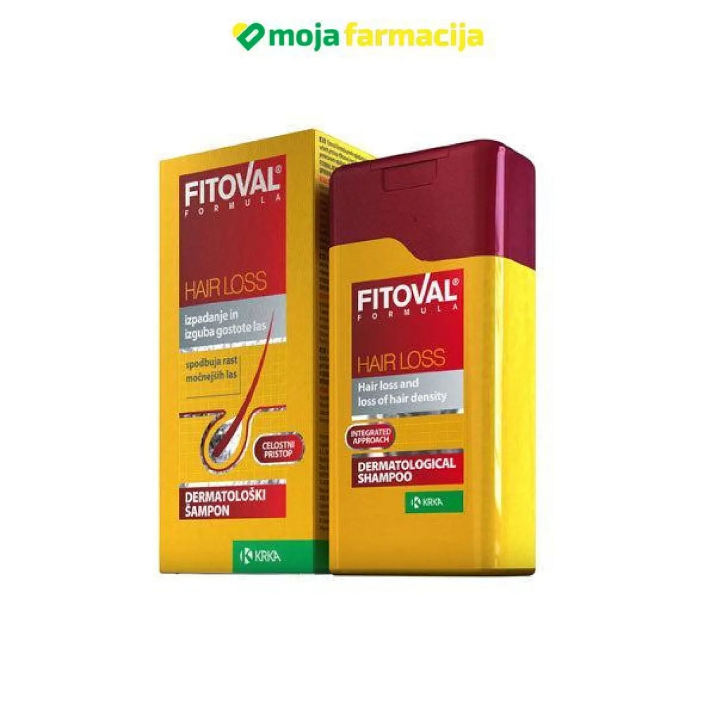 Slika proizvoda Fitoval šampon protiv opadanja kose 100ml iz online apoteke Moja Farmacija - BIH