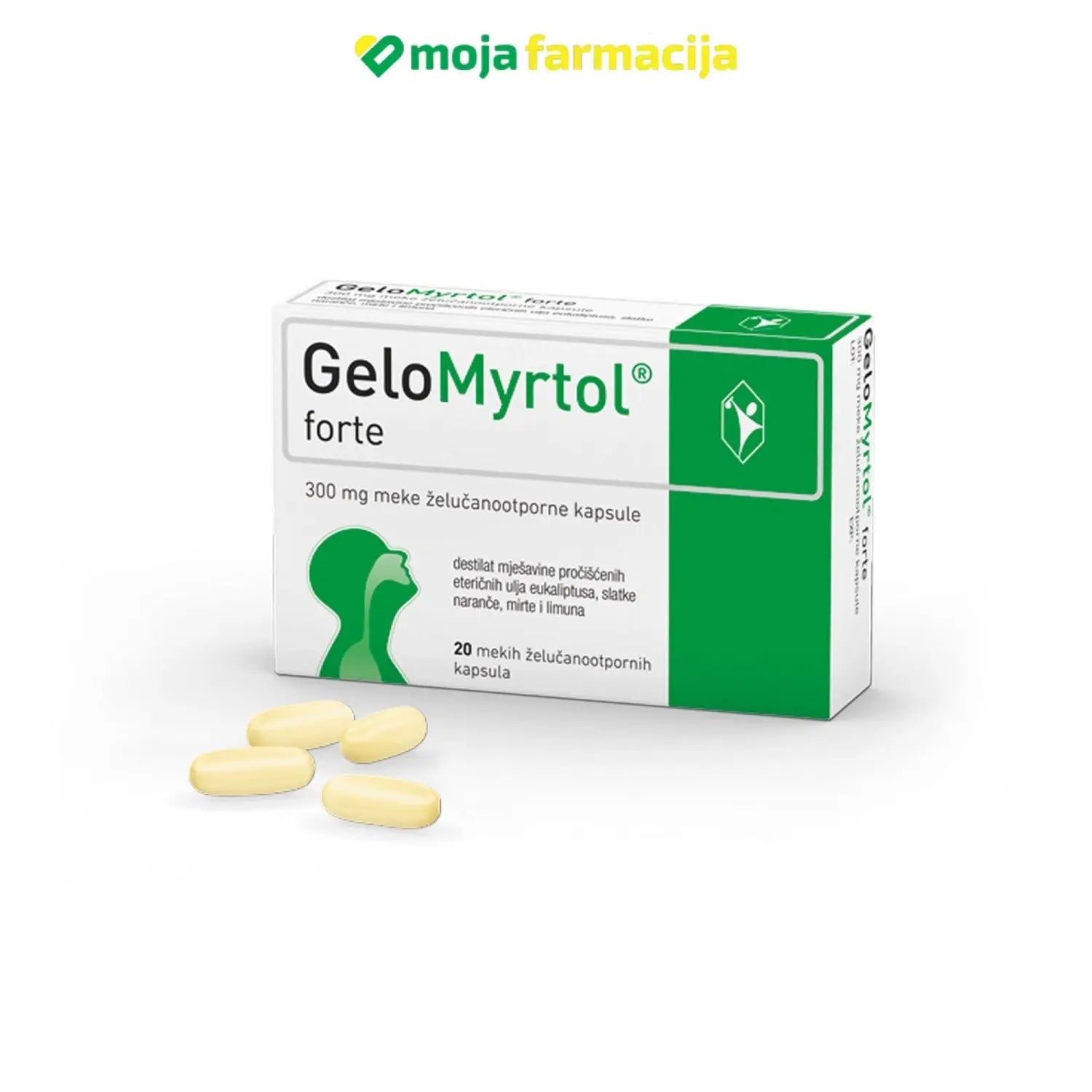 Slika proizvoda Gelomyrtol forte iz online apoteke Moja Farmacija - BIH