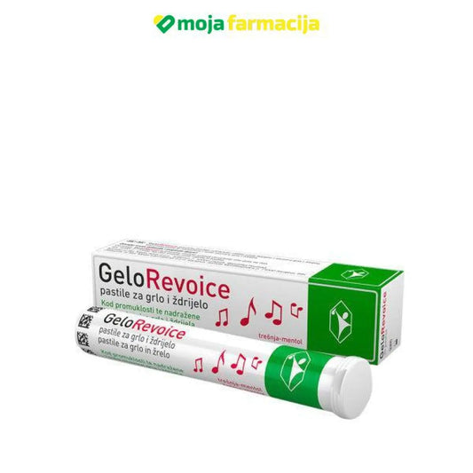 Gelorevoice pastile za grlo trešnja-mentol - Moja Farmacija - BIH