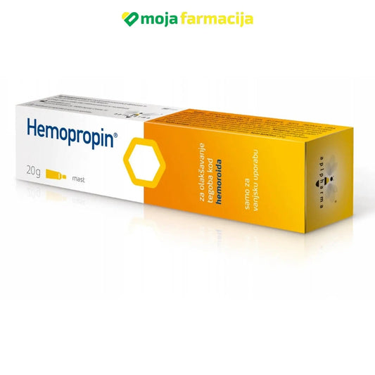 Hemopropin mast za olakšavanje tegoba kod hemoroida 20g - Moja Farmacija - BIH